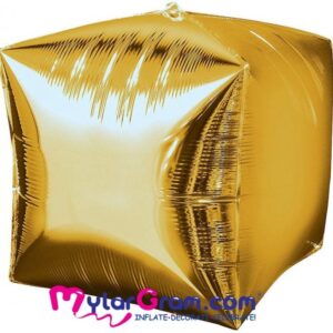 מרובע תלת מימד זהב 22"