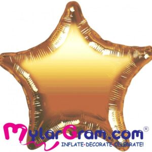 חבילה 10 יח כוכב זהב 18"