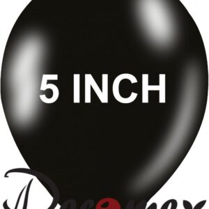 בלון גומי "5 שחור 180 DECOMEX