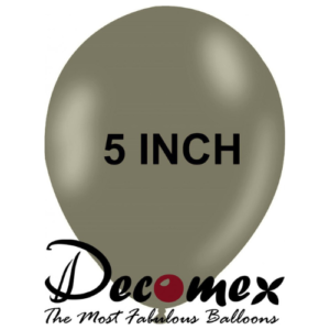 בלון 5" בצבע רטרו אבן חבילה 100 יחידות DECOMEX