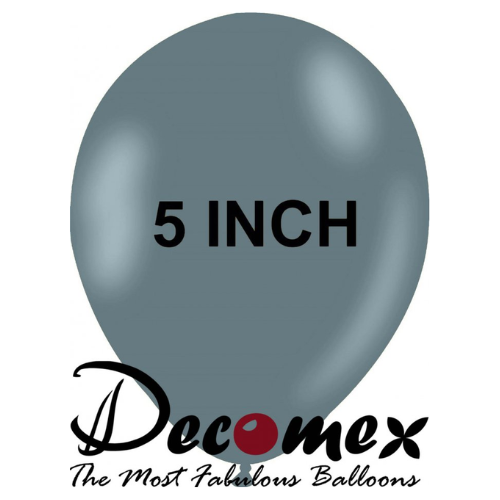בלון 5" בצבע רטרו סטורם חבילה 100 יחידות DECOMEX