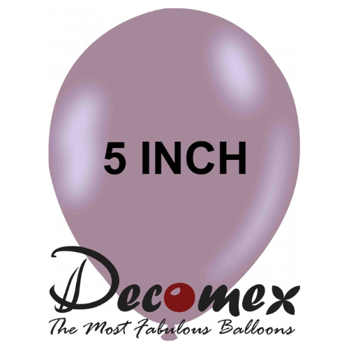 בלון 5" בצבע רטרו ורד מאובק חבילה 100 יחידות DECOMEX