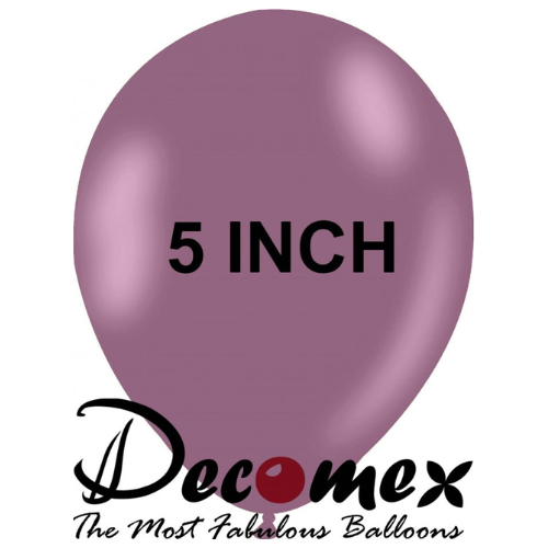 בלון 5" בצבע ורוד קנדי חבילה 100 יחידות DECOMEX