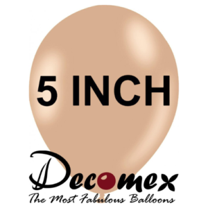 בלון 5" בצבע אבן קמאו חבילה 100 יחידות DECOMEX