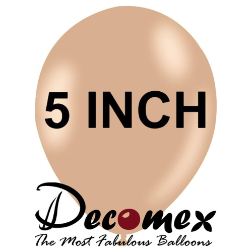 בלון 5" בצבע אבן קמאו חבילה 100 יחידות DECOMEX