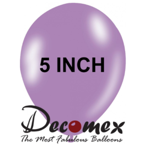בלון 5" בצבע לילך מקרון חבילה 100 יחידות DECOMEX