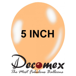 בלון 5" בצבע גוף כהה חבילה 100 יחידות DECOMEX