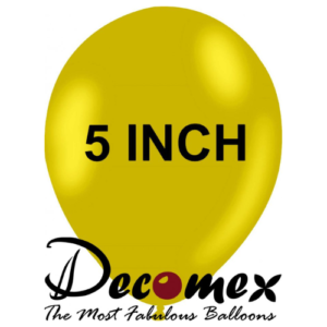 בלון 5" בצבע רטרו זית חבילה 100 יחידות DECOMEX