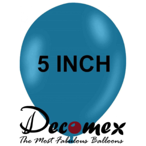 בלון 5" בצבע כחול מאובק חבילה 100 יחידות DECOMEX