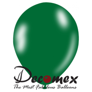 בלון 12" בצבע ירוק יער 161 חבילה 100 יחידות DECOMEX