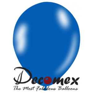 בלון 12" בצבע כחול דגל ישראל 170 חבילה 100 יחידות DECOMEX