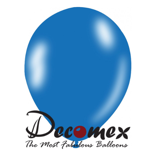 בלון 12" בצבע כחול בינוני 171 חבילה 100 יחידות DECOMEX