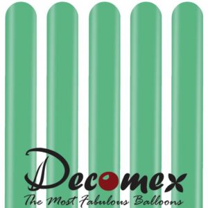 בלון נקניק 260 בצבע ירוק 160 חבילה 100 יחידות DECOMEX
