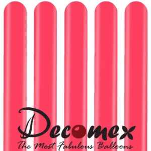 בלון נקניק 260 בצבע רוזה 213 חבילה 100 יחידות DECOMEX
