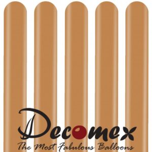 בלון נקניק 260 בצבע מוקה 257 חבילה 100 יחידות DECOMEX