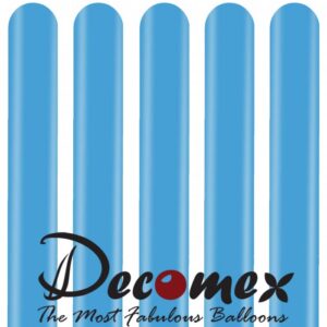 בלון נקניק 260 בצבע תכלת 271 חבילה 100 יחידות DECOMEX