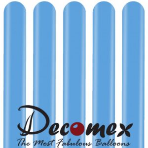 בלון נקניק 260 בצבע תכלת 275 חבילה 100 יחידות DECOMEX