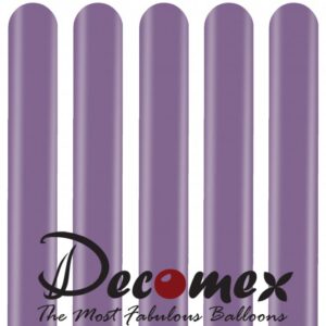 בלון נקניק 260 בצבע לילך 252 חבילה 100 יחידות DECOMEX