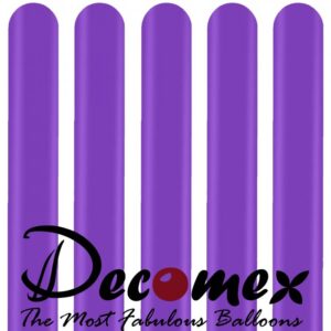 בלון נקניק 260 בצבע סגול 151 חבילה 100 יחידות DECOMEX