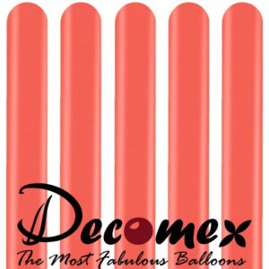בלון נקניק 260 בצבע אלמוג 232 חבילה 100 יחידות DECOMEX