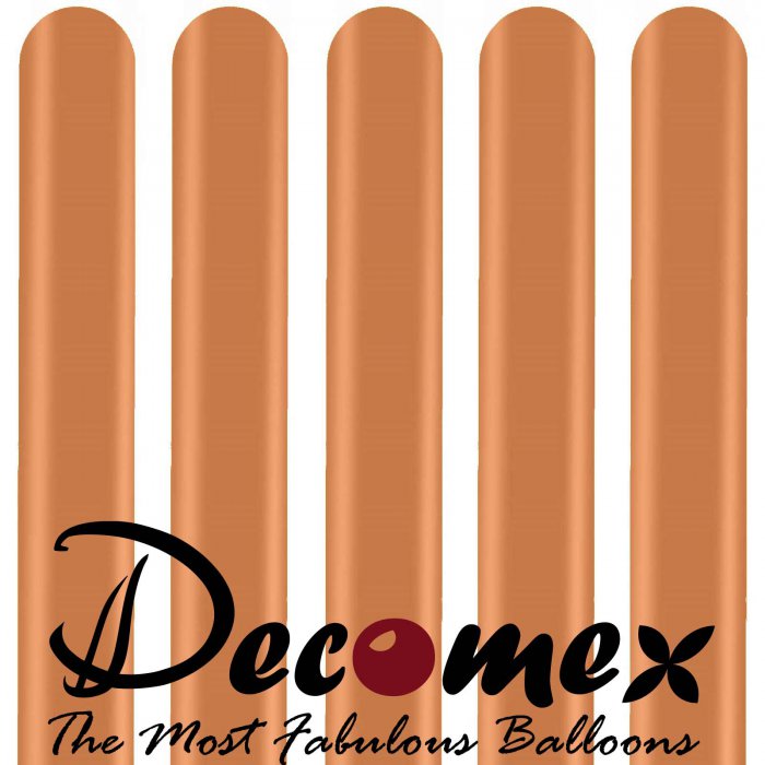 בלון נקניק 260 בצבע רוזווד 255 חבילה 100 יחידות DECOMEX