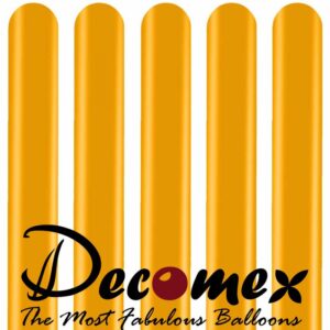 בלון נקניק 260 בצבע ענבר 245 חבילה 100 יחידות DECOMEX