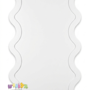 קיר PVC דגם 'גלים' מובלט