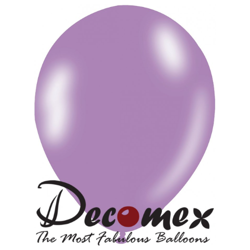 בלון 12" בצבע לילך מקרון 250 חבילה 100 יחידות DECOMEX