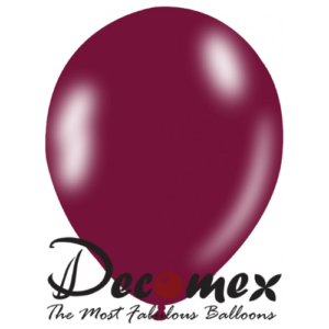 בלון 12" בצבע בורדו 253 חבילה 100 יחידות DECOMEX