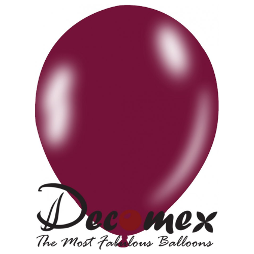 בלון 12" בצבע בורדו 253 חבילה 100 יחידות DECOMEX