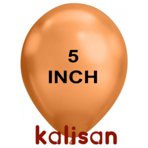 בלון גומי 5" בצבע כרום נחושת 5008 חבילה 100 יחידות KALISAN