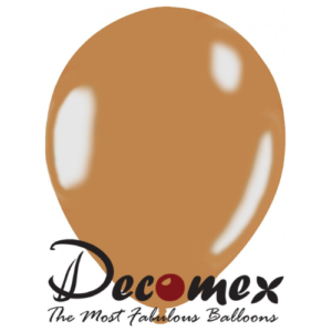 בלון 12" בצבע חום מוקה 257 חבילה 100 יחידות DECOMEX