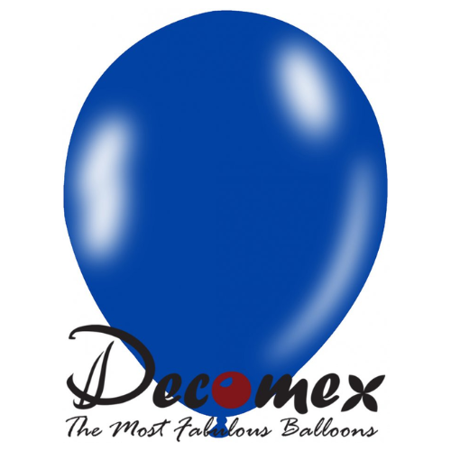 בלון 12" בצבע כחול רויאל 276 חבילה 100 יחידות DECOMEX