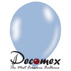 בלון 12" בצבע תכלת מקרון 277 חבילה 100 יחידות DECOMEX