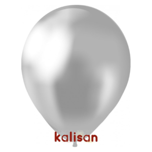 בלון גומי 12" בצבע כרום כסף 5002 חבילה 100 יחידות KALISAN