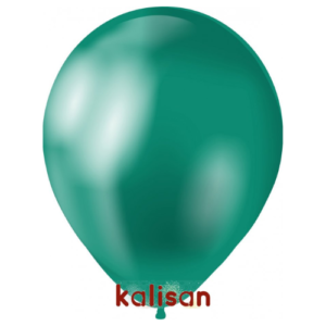 בלון גומי 12" בצבע כרום ירוק 5006 חבילה 100 יחידות KALISAN