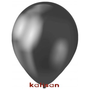 בלון גומי 12" בצבע כרום שחור 5009 חבילה 100 יחידות KALISAN