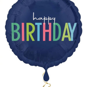 מיילר 18" – HAPPY BIRTHDAY כחול