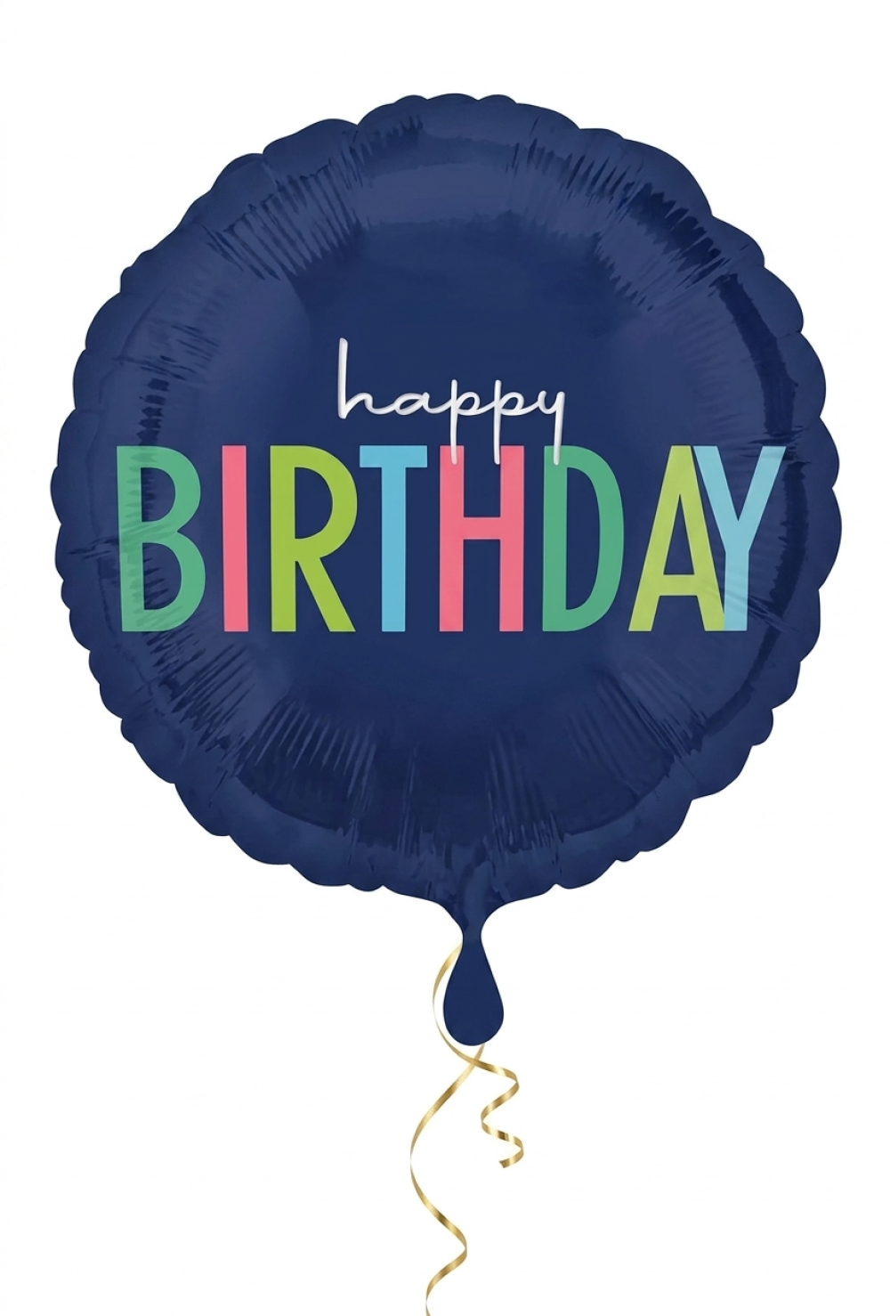 מיילר 18" – HAPPY BIRTHDAY כחול