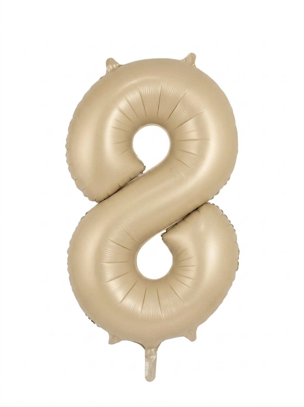 בלון ספרה 34" – מספר 8 קרם שמנת מט
