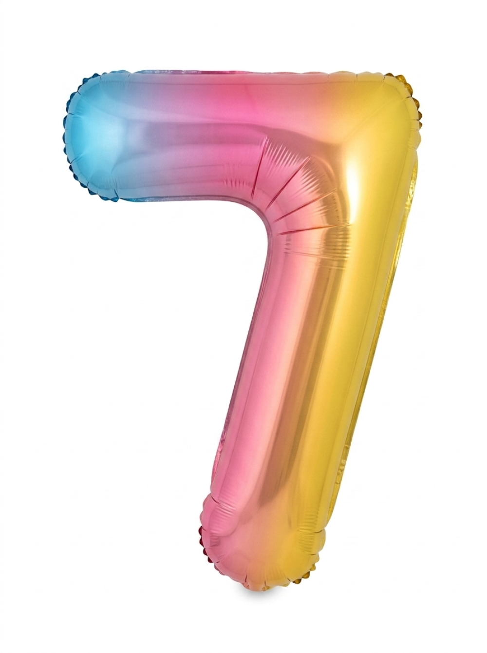 בלון ספרה 34" – מספר 7 אומברה צבעוני