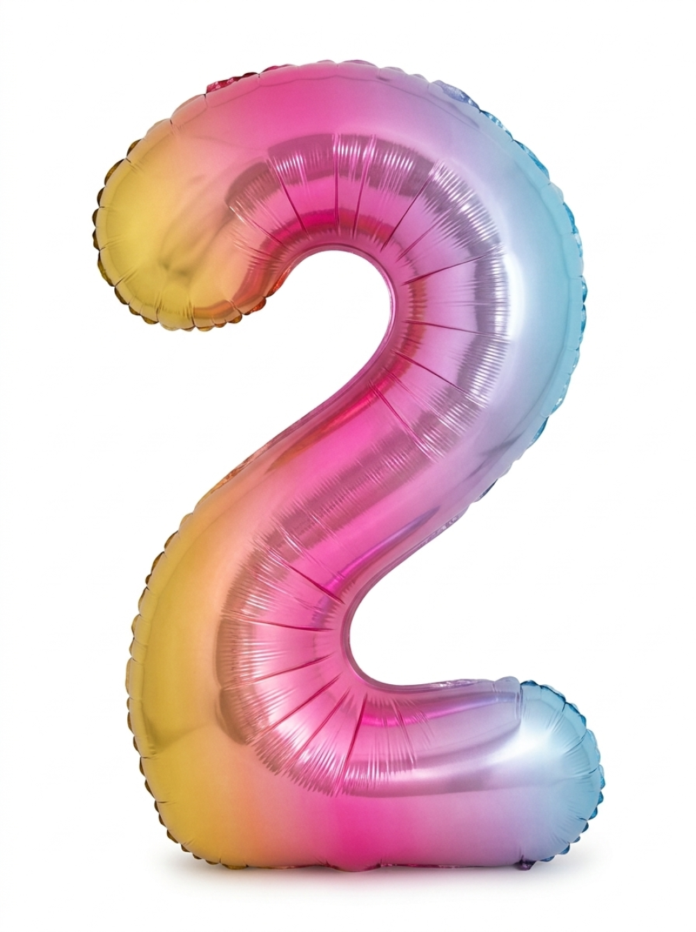 בלון ספרה 34" – מספר 2 אומברה צבעוני