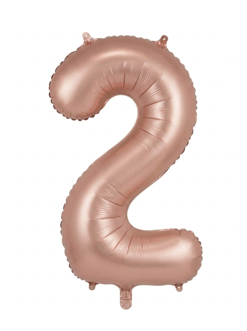 בלון ספרה 34" – מספר 2 רוזגולד מט