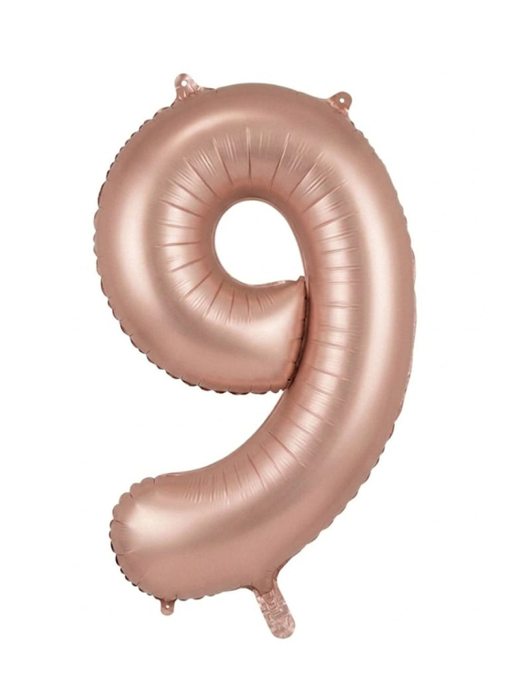 בלון ספרה 34" – מספר 9 רוזגולד מט