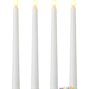 נר לד לפמוט 26 ס"מ 4 יחידות